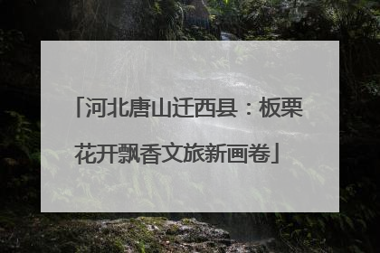 河北唐山迁西县：板栗花开飘香文旅新画卷