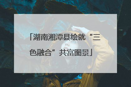 湖南湘潭县绘就“三色融合”共富图景