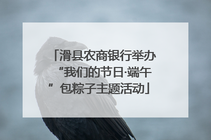 滑县农商银行举办“我们的节日·端午”包粽子主题活动