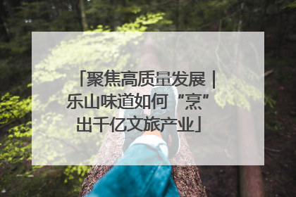 聚焦高质量发展｜乐山味道如何“烹”出千亿文旅产业