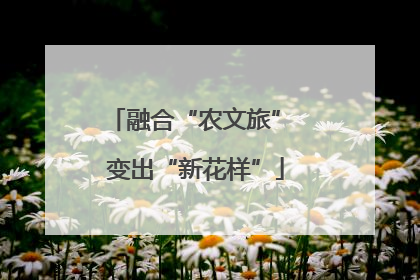 融合“农文旅” 变出“新花样”
