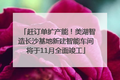 赶订单扩产能！美湖智造长沙基地新建智能车间将于11月全面竣工