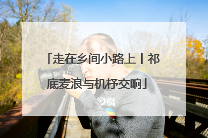 走在乡间小路上丨祁底麦浪与机杼交响