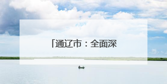 通辽市：全面深化能源改革闯出高质量发展新路