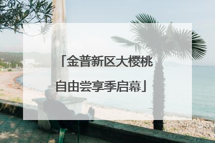 金普新区大樱桃自由尝享季启幕