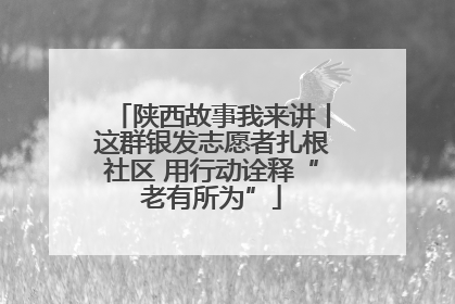 陕西故事我来讲丨这群银发志愿者扎根社区 用行动诠释“老有所为”
