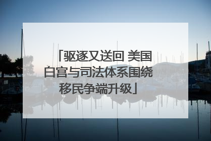 驱逐又送回 美国白宫与司法体系围绕移民争端升级