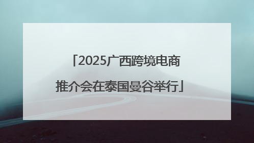 2025广西跨境电商推介会在泰国曼谷举行