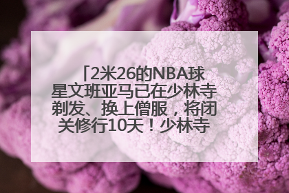 2米26的NBA球星文班亚马已在少林寺剃发、换上僧服，将闭关修行10天！少林寺回应：人在寺里