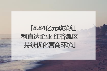 8.84亿元政策红利直达企业 红谷滩区持续优化营商环境